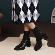 Black Platform Sock Boots