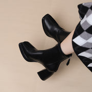 Black Platform Sock Boots